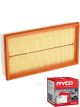 Ryco Air Filter A1489 + Service Stickers