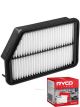 Ryco Air Filter A1727 + Service Stickers