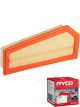 Ryco Air Filter A1763 + Service Stickers