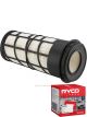 Ryco Air Filter Heavy Duty HDA6029 + Service Stickers