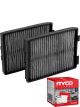 Ryco Cabin Air Filter Activated Carbon RCA126C + Service Stickers