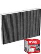 Ryco Cabin Air Filter Activated Carbon RCA176C + Service Stickers