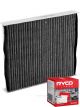 Ryco Cabin Air Filter Activated Carbon RCA191C + Service Stickers