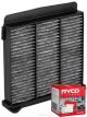 Ryco Cabin Air Filter Activated Carbon RCA206C + Service Stickers