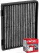Ryco Cabin Air Filter Activated Carbon RCA214C + Service Stickers