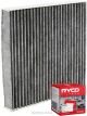 Ryco Cabin Air Filter Activated Carbon RCA263C + Service Stickers