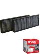 Ryco Cabin Air Filter Activated Carbon RCA314C + Service Stickers