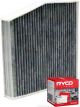 Ryco Cabin Air Filter Activated Carbon RCA315C + Service Stickers