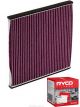 Ryco Cabin Air Filter Microshield RCA104MS + Service Stickers