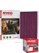 Ryco Cabin Air Filter Microshield RCA165MS + Service Stickers