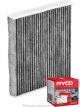Ryco Cabin Air Filter N99 MicroShield RCA370C + Service Stickers