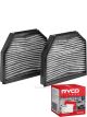 Ryco Cabin Air Filter N99 MicroShield RCA374C + Service Stickers