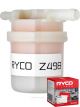 Ryco Fuel Filter Z498 + Service Stickers
