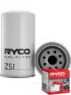 Ryco Fuel Filter Z51 + Service Stickers