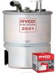 Ryco Fuel Filter Z641 + Service Stickers