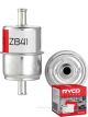 Ryco Fuel Filter Heavy Duty Spin-On Z841 + Service Stickers