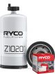 Ryco Fuel Water Separator Filter Z1020 + Service Stickers