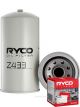 Ryco Marine Oil Filter Z436MAS + Service Stickers