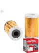 Ryco Motorcycle Oil Filter RMC136 + Service Stickers