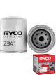 Ryco Oil Filter Heavy Duty Spin-On Z34 + Service Stickers
