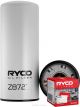 Ryco Oil Filter Heavy Duty Spin-On Z872 + Service Stickers