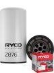 Ryco Oil Filter Heavy Duty Spin-On Z876 + Service Stickers