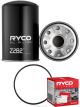 Ryco Oil Filter Heavy Duty Spin-On Hydraulic Z282 + Service Stickers
