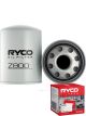 Ryco Oil Filter Heavy Duty Spin-On Hydraulic Z800 + Service Stickers