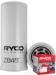 Ryco Oil Filter Heavy Duty Spin-On Hydraulic Z849 + Service Stickers