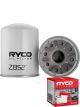 Ryco Oil Filter Heavy Duty Spin-On Hydraulic Z852 + Service Stickers