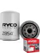 Ryco Oil Filter Heavy Duty Spin-On Hydraulic Z854 + Service Stickers