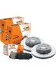 Bremtec Rear Disc Rotors + Ceramic Brake Pads