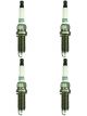 4 x Denso HP Iridium Twin Tip TT Spark Plugs IXEH22TT