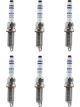 6 x Bosch Spark Plugs Double Iridium HR7NII332S