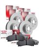 Protex Ultra Front & Rear Disc Rotors + Ceramic Brake Pads