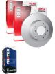Protex Ultra Rear Disc Brake Rotors + Blue Brake Pads