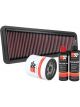 K&N 4WD Filter Service + Recharger Kit