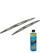 Bosch Wiper Blade Set 550/650mm + Windshield Washer Fluid