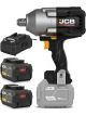 JCB Professional 18V Impact Wrench 3/4in + Fast Charger & 2 x Li-Ion Batterries