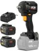JCB Professional 18V Impact Wrench 1/2in + Fast Charger & 2 x Li-Ion Batterries
