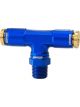 Aeroflow 1/8 Inch NPT Tee to 2 x 1/4 Inch 120