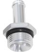 Aeroflow -12ORB to 3/8 Inch Push On Barb Silver