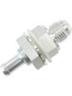 Aeroflow Fuel Cell Bulkhead Fitting -6AN to 5/16 Inch Barb Silver