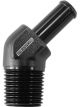 Aeroflow Male NPT to 45 Degree AN Hose Barb 3/8