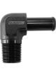 Aeroflow Male NPT to 90 Degree AN Hose Barb 1/8