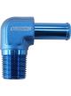 Aeroflow Male NPT to 90 Degree AN Hose Barb 3/8