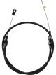 Aeroflow Stainless Steel Throttle Cable 36 Inch Length Black