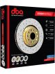 DBA Rotor XS Cross-Drilled & Slotted 5000 Series Black