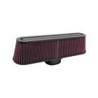 K&N Air Filter w/ Carbon Fiber Top and Base