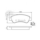 Bosch Brake Pad Front Set